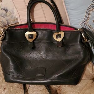 Nice, black leather satchel. Make an offer.